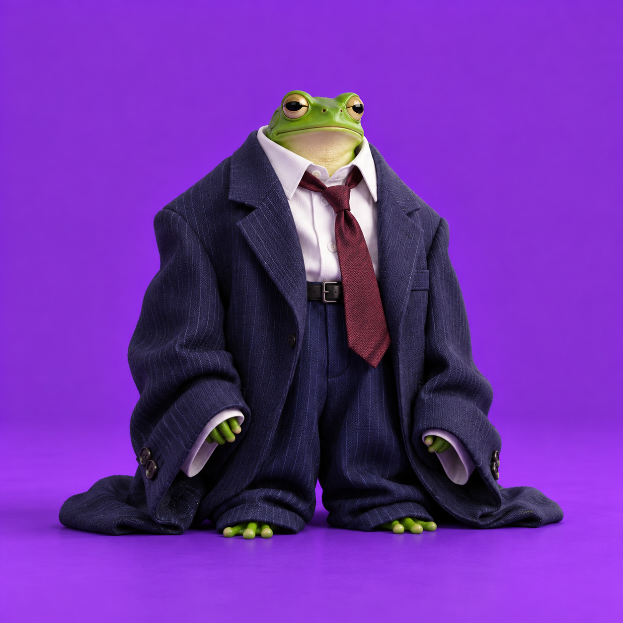 Tiny corporate frog